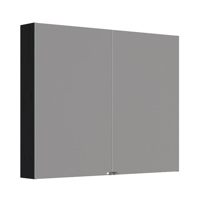 Dansani Inzo Style Speilskap 2 dører Eik noir / 100cm Dansani Speilskap DA-S880-144
