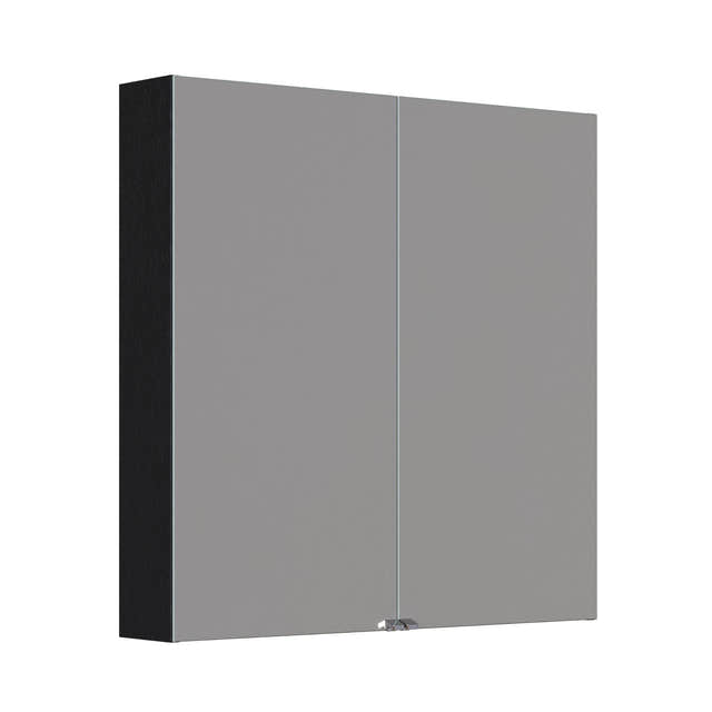 Dansani Inzo Style Speilskap 2 dører Eik noir / 80cm Dansani Speilskap DA-S888-144