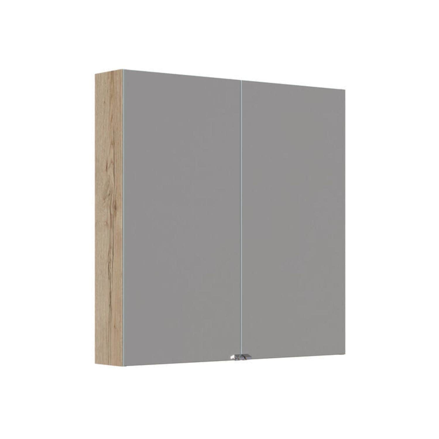 Dansani Inzo Style Speilskap 2 dører Natur eik / 80cm Dansani Speilskap DA-S888-149