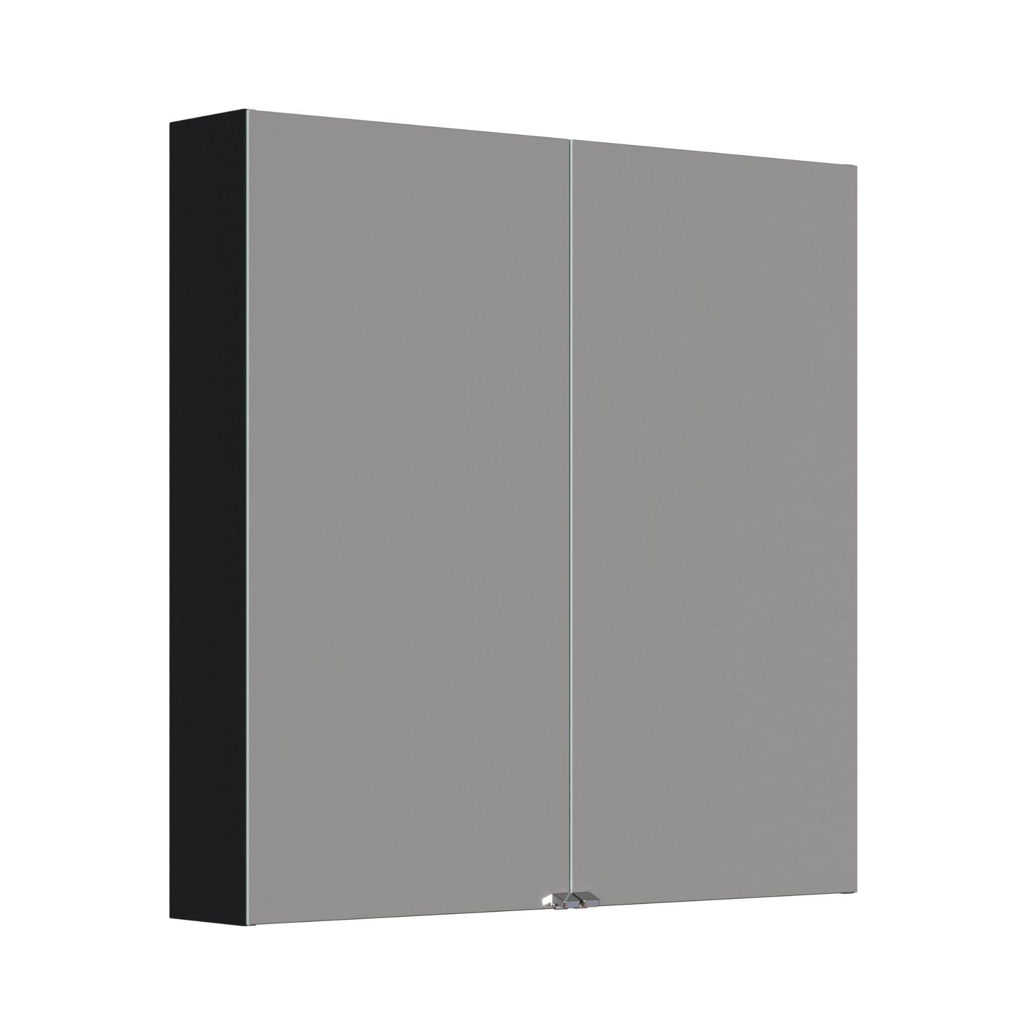 Dansani Inzo Style Speilskap 2 dører Svart eik / 80cm Dansani Speilskap DA-S888-150