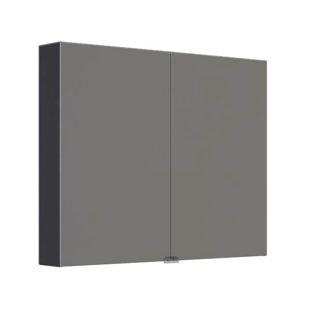 Dansani Inzo Style Speilskap 2 dører Svart gummi / 100cm Dansani Speilskap DA-S880-137