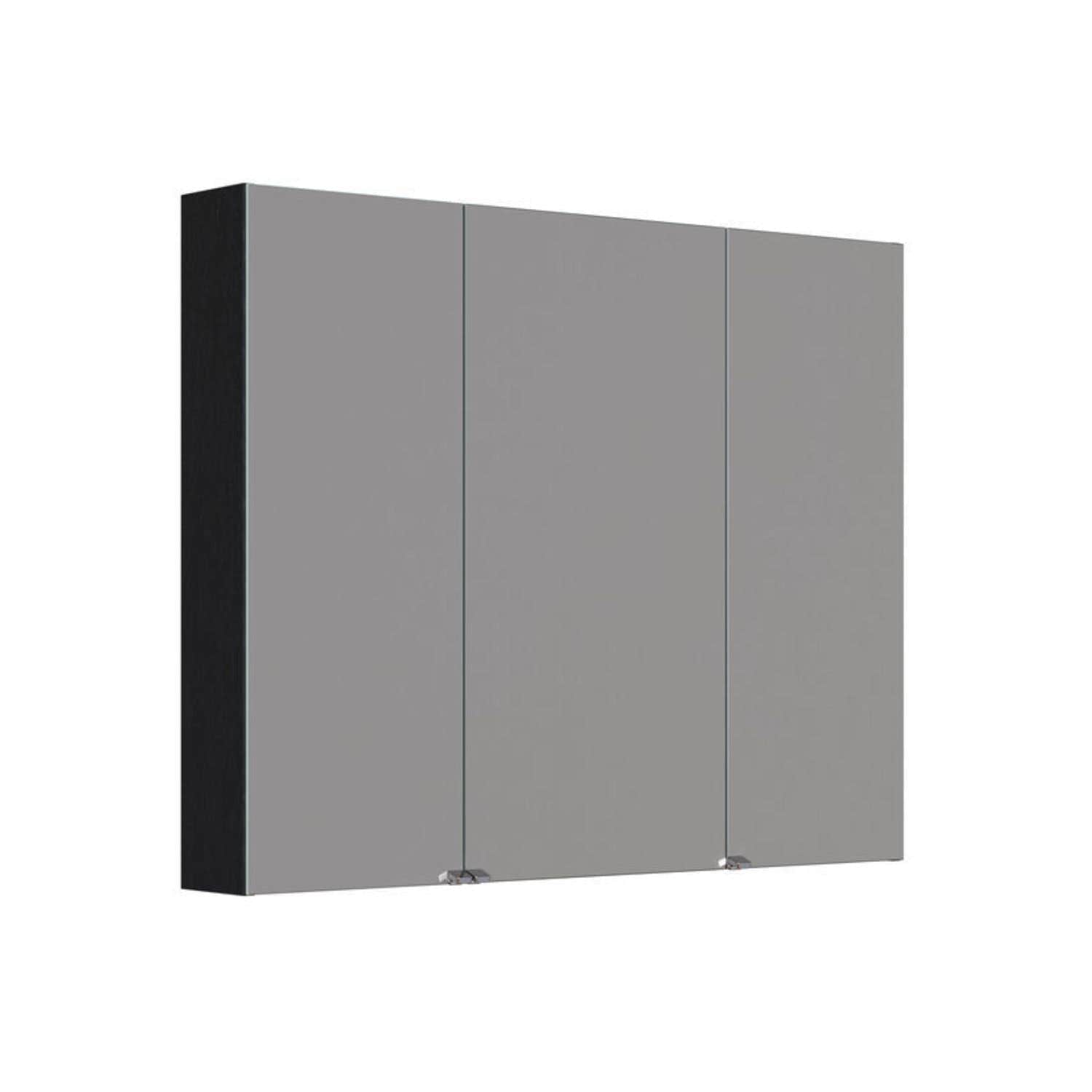 Dansani Inzo Style Speilskap 3 dører Eik noir / 100cm Dansani Speilskap DA-S881-144