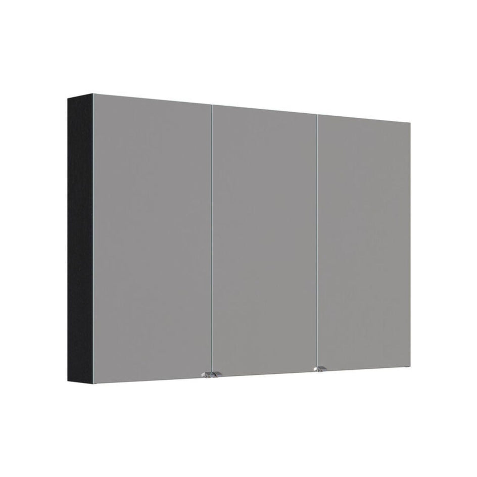 Dansani Inzo Style Speilskap 3 dører Eik noir / 120cm Dansani Speilskap DA-S883-144