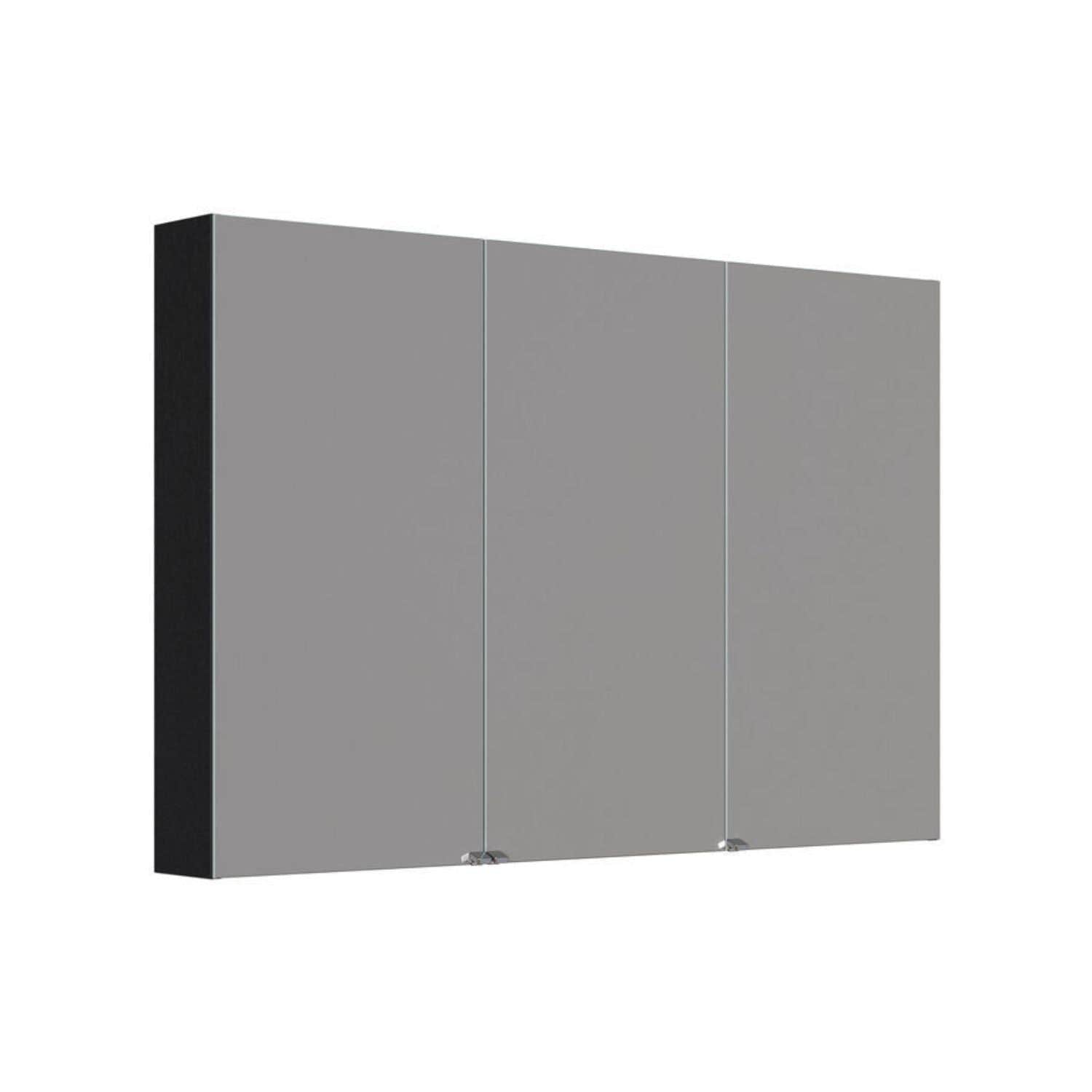 Dansani Inzo Style Speilskap 3 dører Eik noir / 120cm Dansani Speilskap DA-S883-144