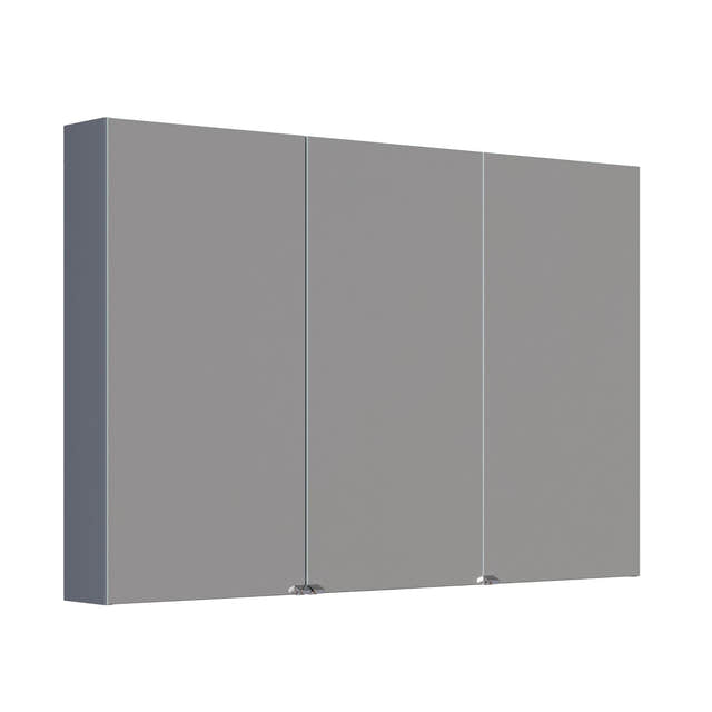 Dansani Inzo Style Speilskap 3 dører Grå matt / 120cm Dansani Speilskap DA-S883-103