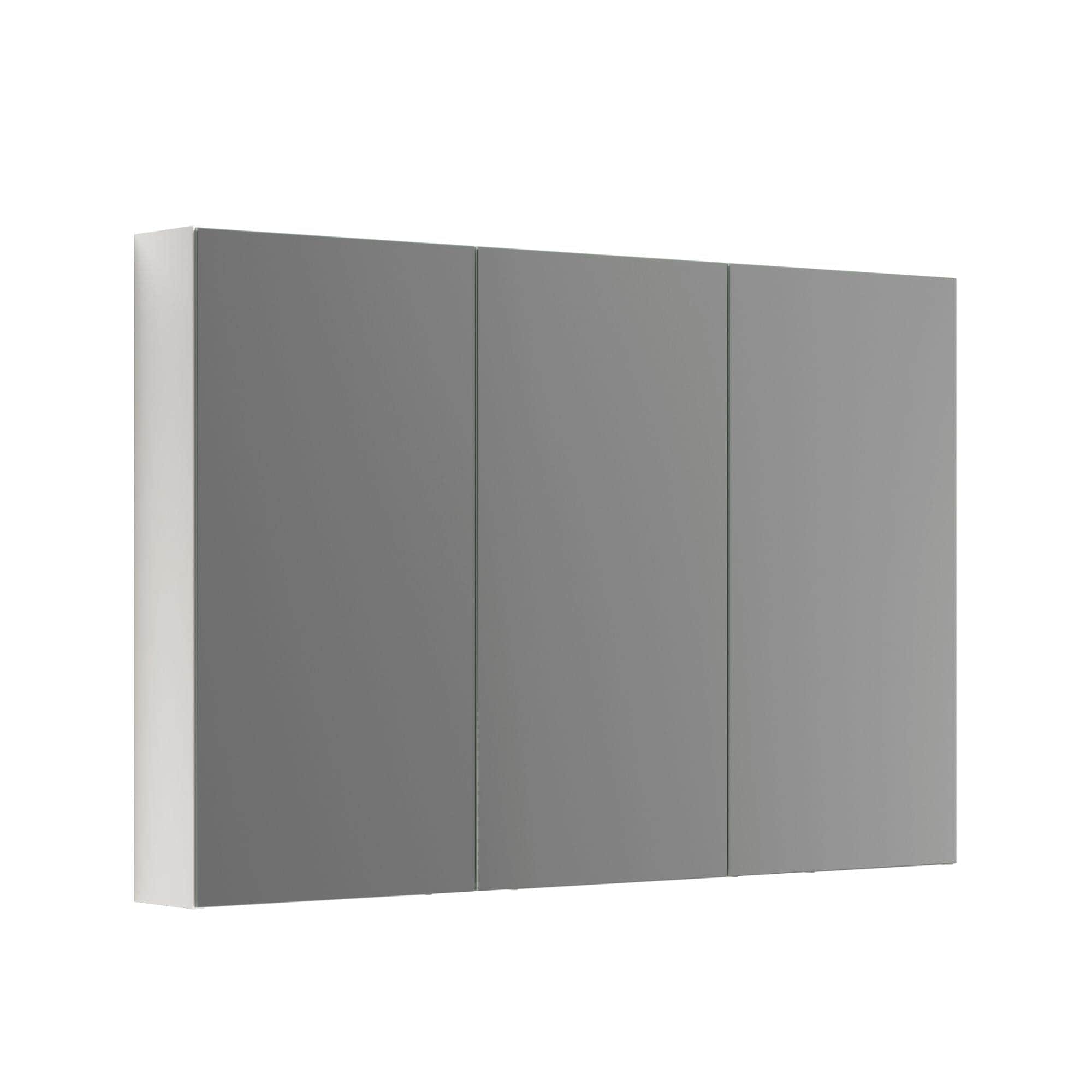 Dansani Inzo Style Speilskap 3 dører Hvit høyglans / 120cm Dansani Speilskap DA-S583-112