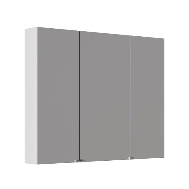 Dansani Inzo Style Speilskap 3 dører Hvit matt / 100cm Dansani Speilskap DA-S881-110