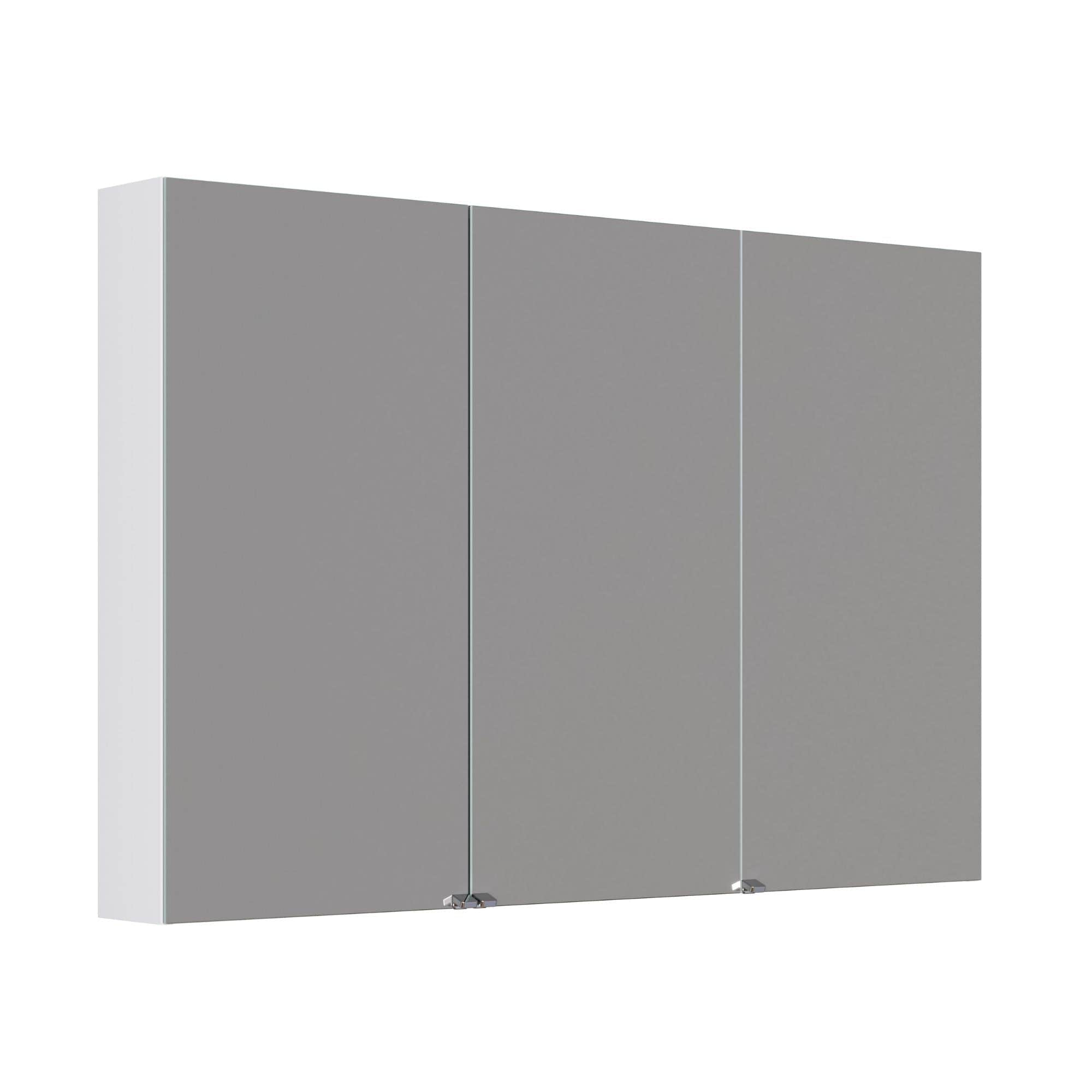 Dansani Inzo Style Speilskap 3 dører Hvit matt / 120cm Dansani Speilskap DA-S883-110