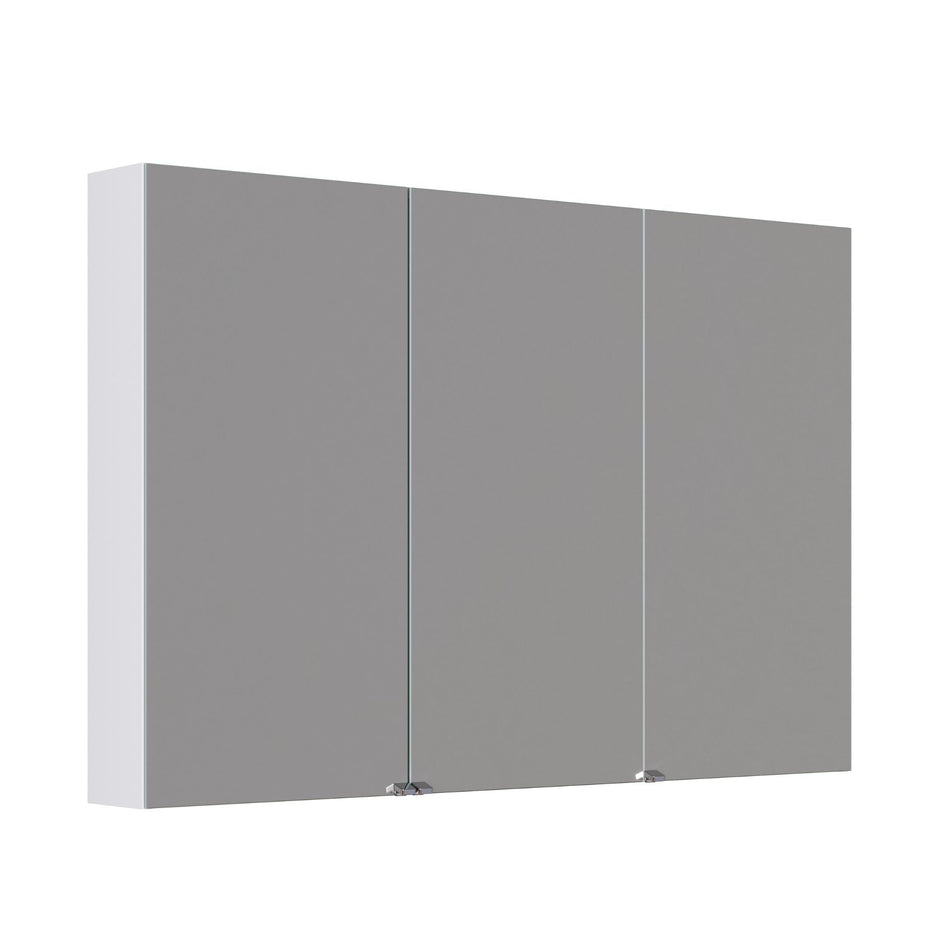 Dansani Inzo Style Speilskap 3 dører Hvit matt lakk / 120cm Dansani Speilskap DA-S883-171