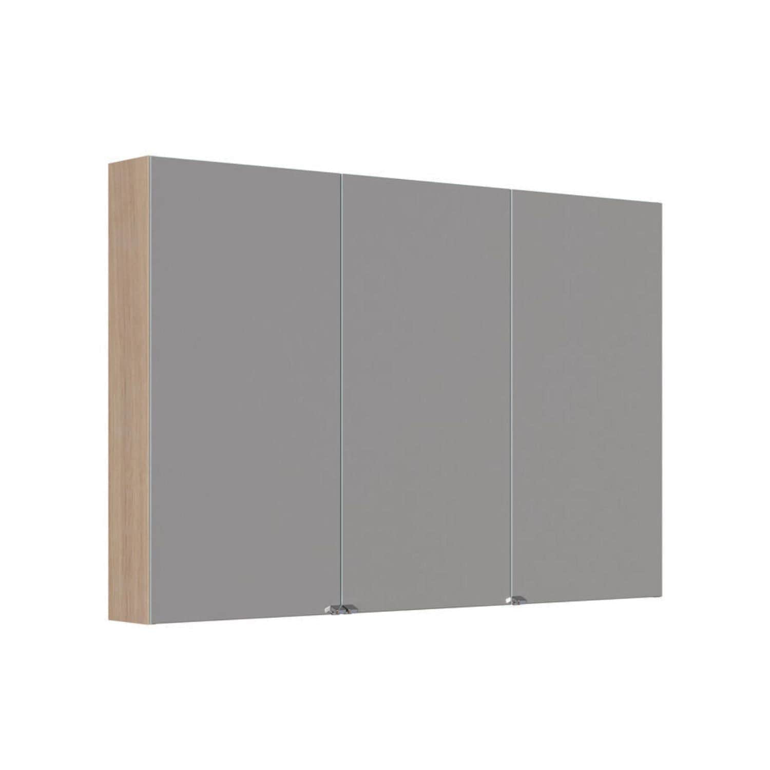Dansani Inzo Style Speilskap 3 dører Lys eik / 120cm Dansani Speilskap DA-S883-178