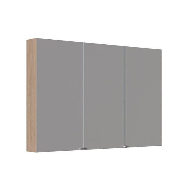 Dansani Inzo Style Speilskap 3 dører Lys eik / 120cm Dansani Speilskap DA-S883-178