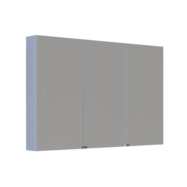 Dansani Inzo Style Speilskap 3 dører Lyseblå matt / 120cm Dansani Speilskap DA-S883-116