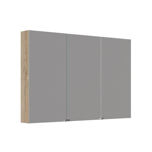 Dansani Inzo Style Speilskap 3 dører Natur eik / 120cm Dansani Speilskap DA-S883-149