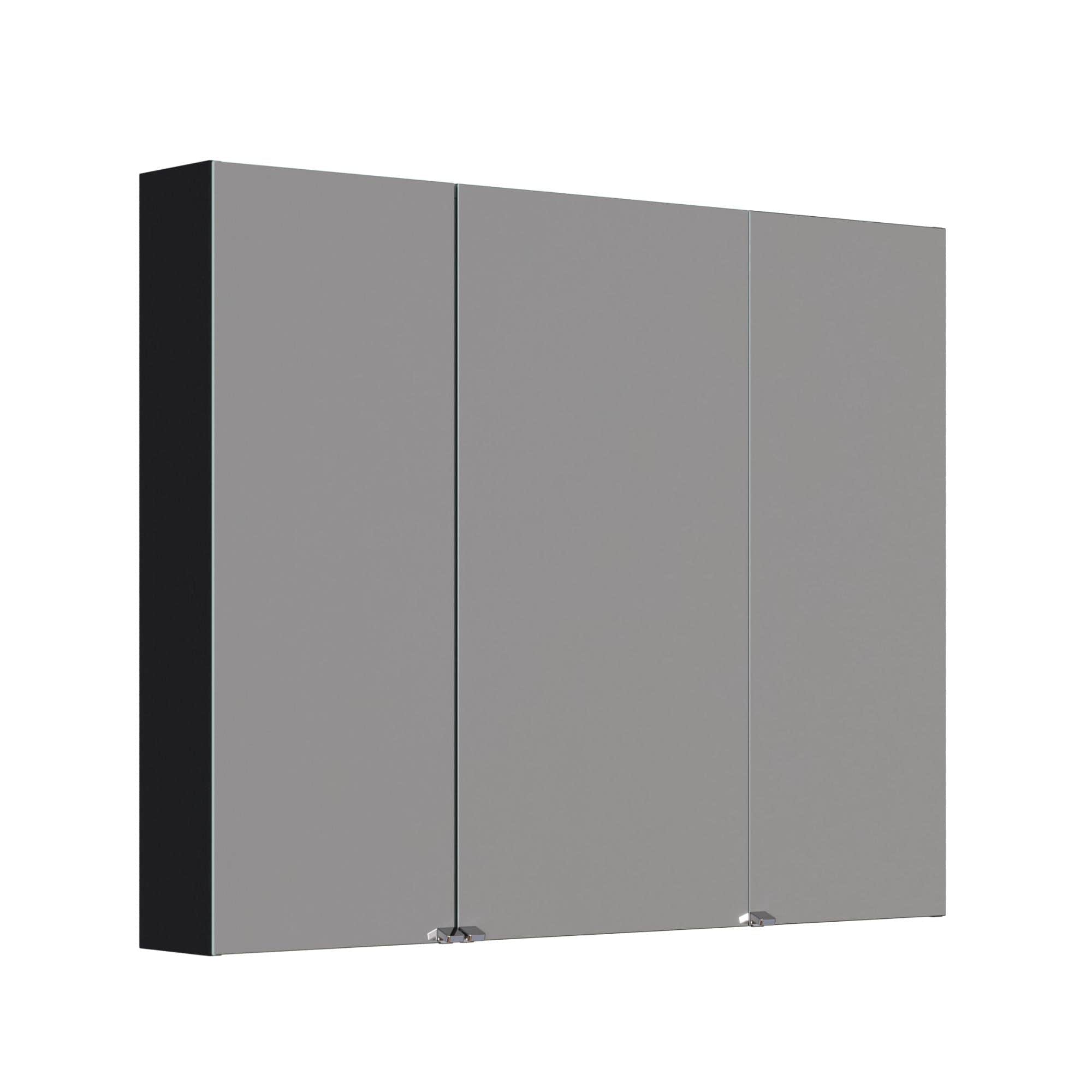 Dansani Inzo Style Speilskap 3 dører Svart eik / 100cm Dansani Speilskap DA-S881-150