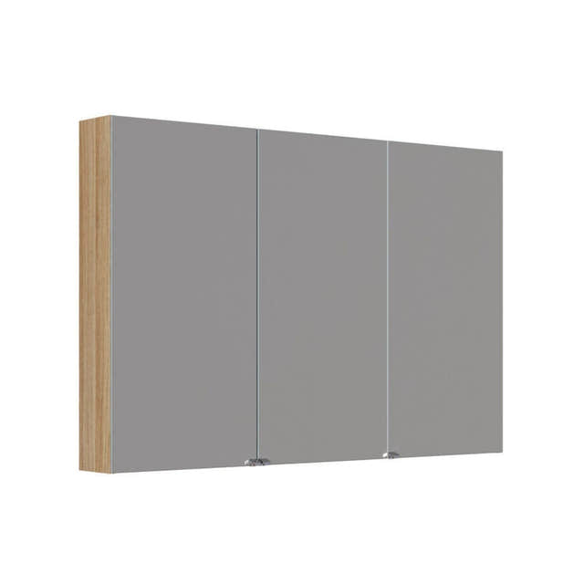 Dansani Inzo Style Speilskap 3 dører Varm eik / 120cm Dansani Speilskap DA-S883-155
