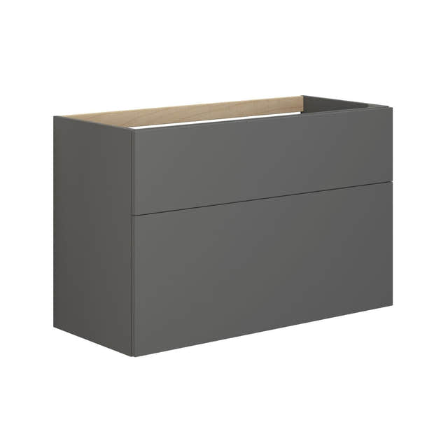 Dansani Inzo Underskap B60-120xH64xD44cm - Glatt Grå matt / 100cm Dansani Sideskap bad DA-M49-1003