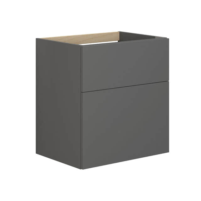 Dansani Inzo Underskap B60-120xH64xD44cm - Glatt Grå matt / 60cm Dansani Sideskap bad DA-M47-1003