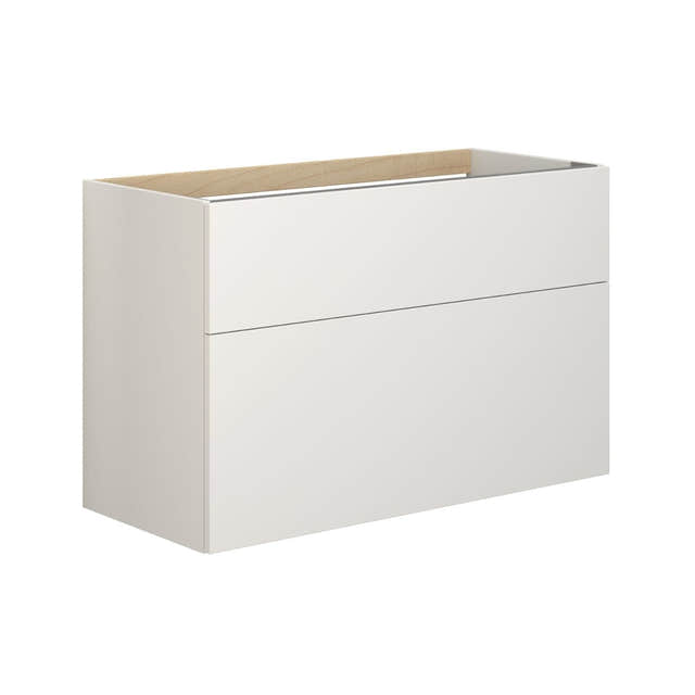Dansani Inzo Underskap B60-120xH64xD44cm - Glatt Hvit matt / 100cm Dansani Sideskap bad DA-M49-1010