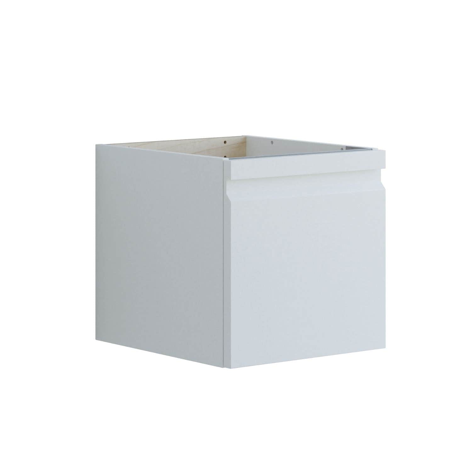 Dansani Inzo Underskap med Integrert Grep 1 skuff B40xH40xD44cm Hvit matt lakk Dansani Sideskap bad DA-U51-2071