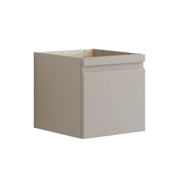 Dansani INZO Underskap med Integrert Grep 1 skuff B40xH40xD44cm Soft stone Dansani Sideskap bad DA-U51-2035