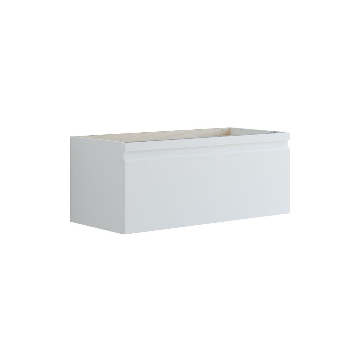 Dansani Inzo Underskap med Integrert Grep 1 skuff B60-120xH40xD44cm Hvit matt lakk / 100cm Dansani Sideskap bad DA-U31-2071