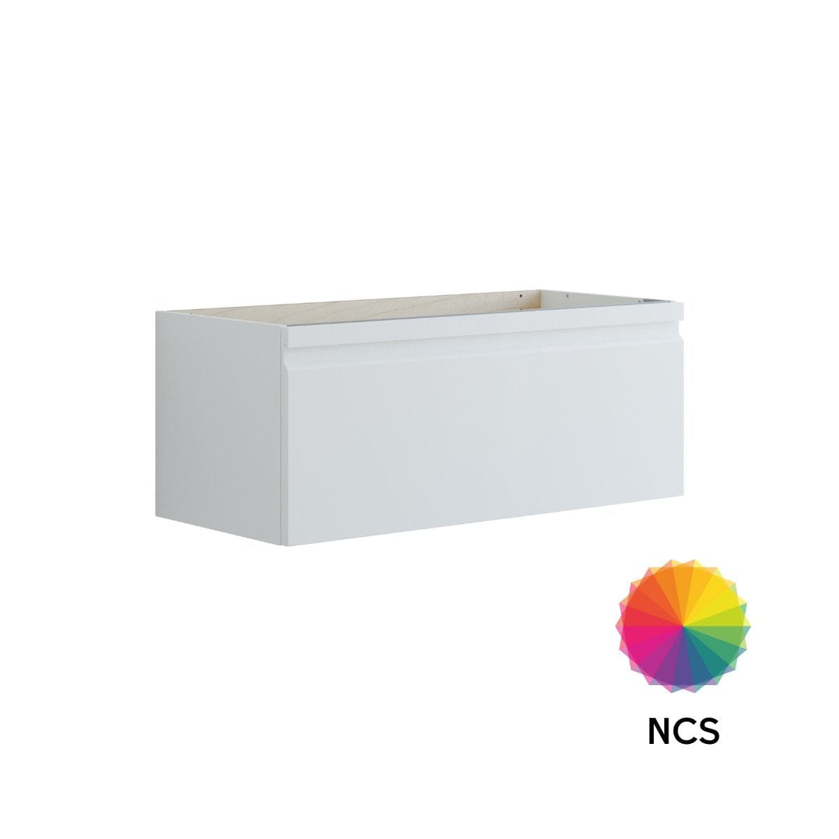 Dansani Inzo Underskap med Integrert Grep 1 skuff B60-120xH40xD44cm NCS farge / 100cm Dansani Sideskap bad DA-U31-2099