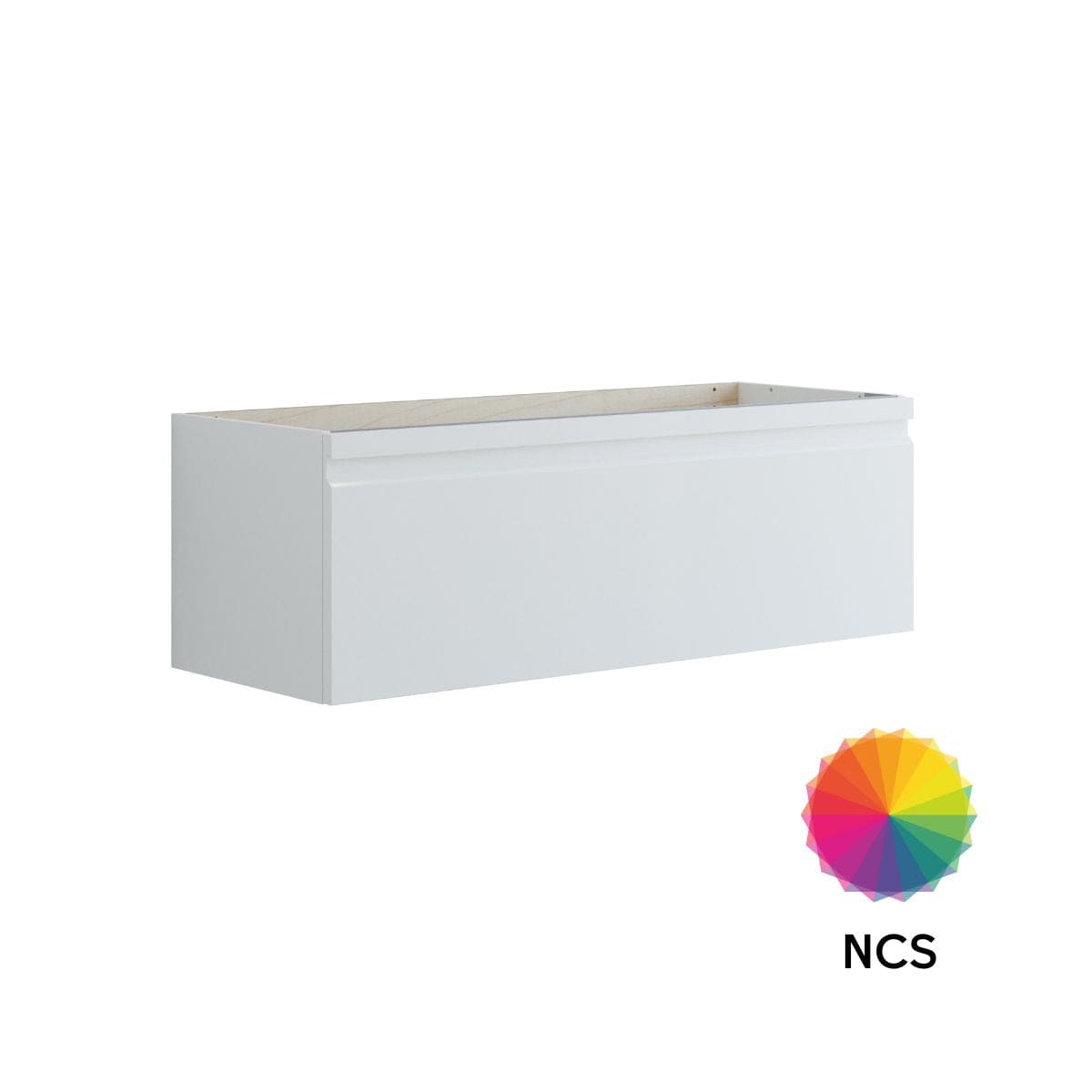 Dansani Inzo Underskap med Integrert Grep 1 skuff B60-120xH40xD44cm NCS farge / 120cm Dansani Sideskap bad DA-U32-2099