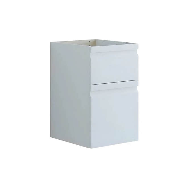 Dansani Inzo Underskap med Integrert Grep 2 skuff B45xH64xD44cm Hvit matt lakk Dansani Sideskap bad DA-U53-2071