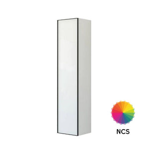 Dansani Inzo Urban Alu-ramme svart Høyskap 1 dør B40xH176x35cm