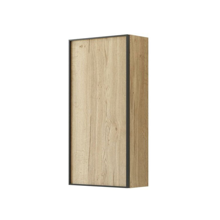 Dansani Inzo Urban Alu-ramme svart Overskap 1 dør B40xH80xD19cm