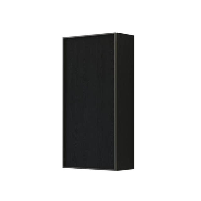 Dansani Inzo Urban Alu-ramme svart Overskap 1 dør B40xH80xD19cm Svart eik / Venstre hengslet Dansani Sideskap bad DA-U42-8250