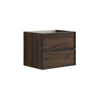 Dansani Inzo Urban Alu-ramme svart Underskap 2 skuff B60-120xH48xD44cm