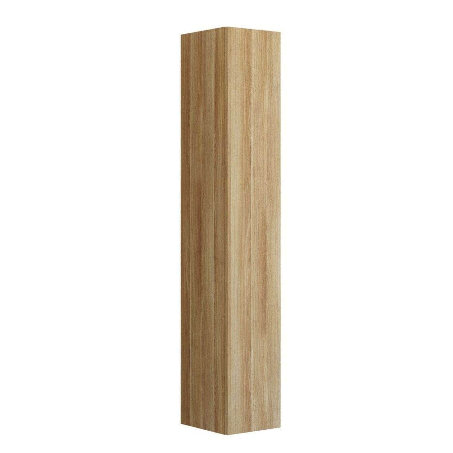 Dansani Inzo Urban Glatt Høyskap Slim 1 dør Varm eik / 30cm / Høyre hengslet Dansani Høyskap bad DA-U45-1155