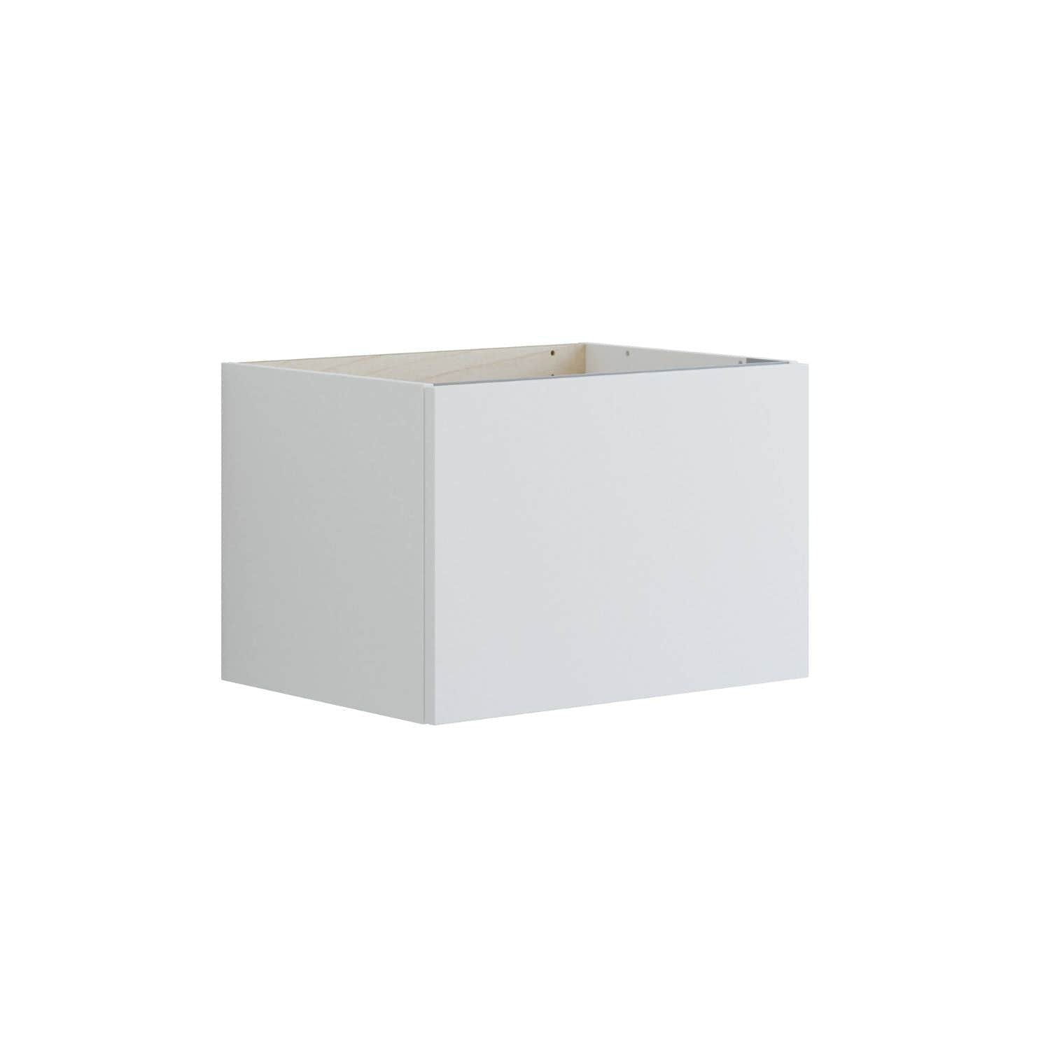 Dansani Inzo Urban Glatt Servantskap 1 skuff B60-120xH40xD44cm Hvit matt / 60cm Dansani Servantskap DA-U14-1010