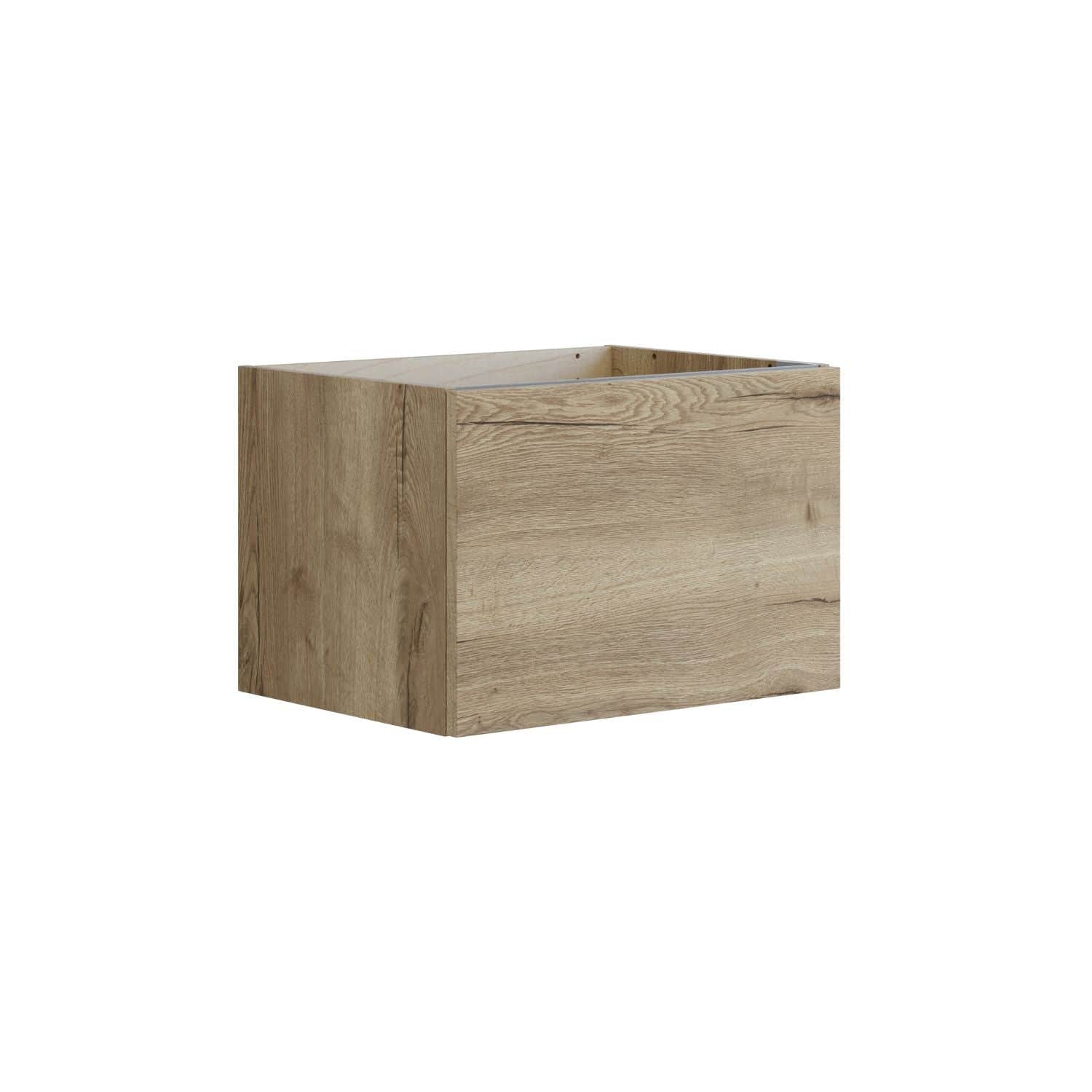 Dansani Inzo Urban Glatt Servantskap 1 skuff B60-120xH40xD44cm Natur eik / 60cm Dansani Servantskap DA-U14-1049