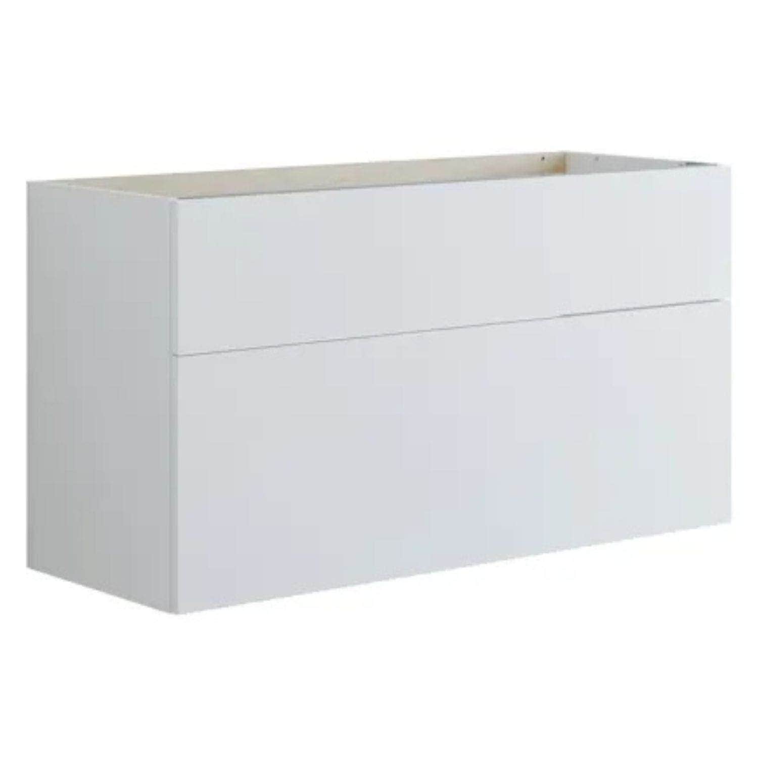 Dansani Inzo Urban Glatt Servantskap 2 skuff ekstra høy underskuff Hvit matt / 120cm Dansani Servantskap DA-U27-1010