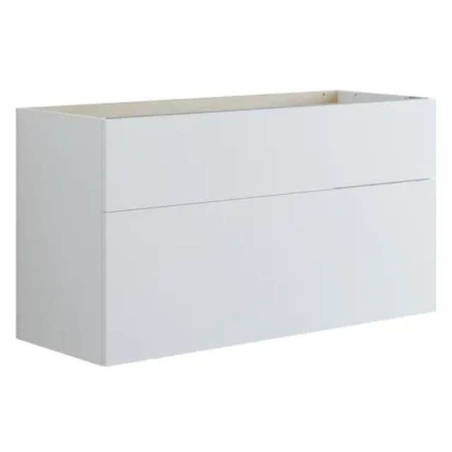 Dansani Inzo Urban Glatt Servantskap 2 skuff ekstra høy underskuff Hvit matt / 120cm Dansani Servantskap DA-U27-1010
