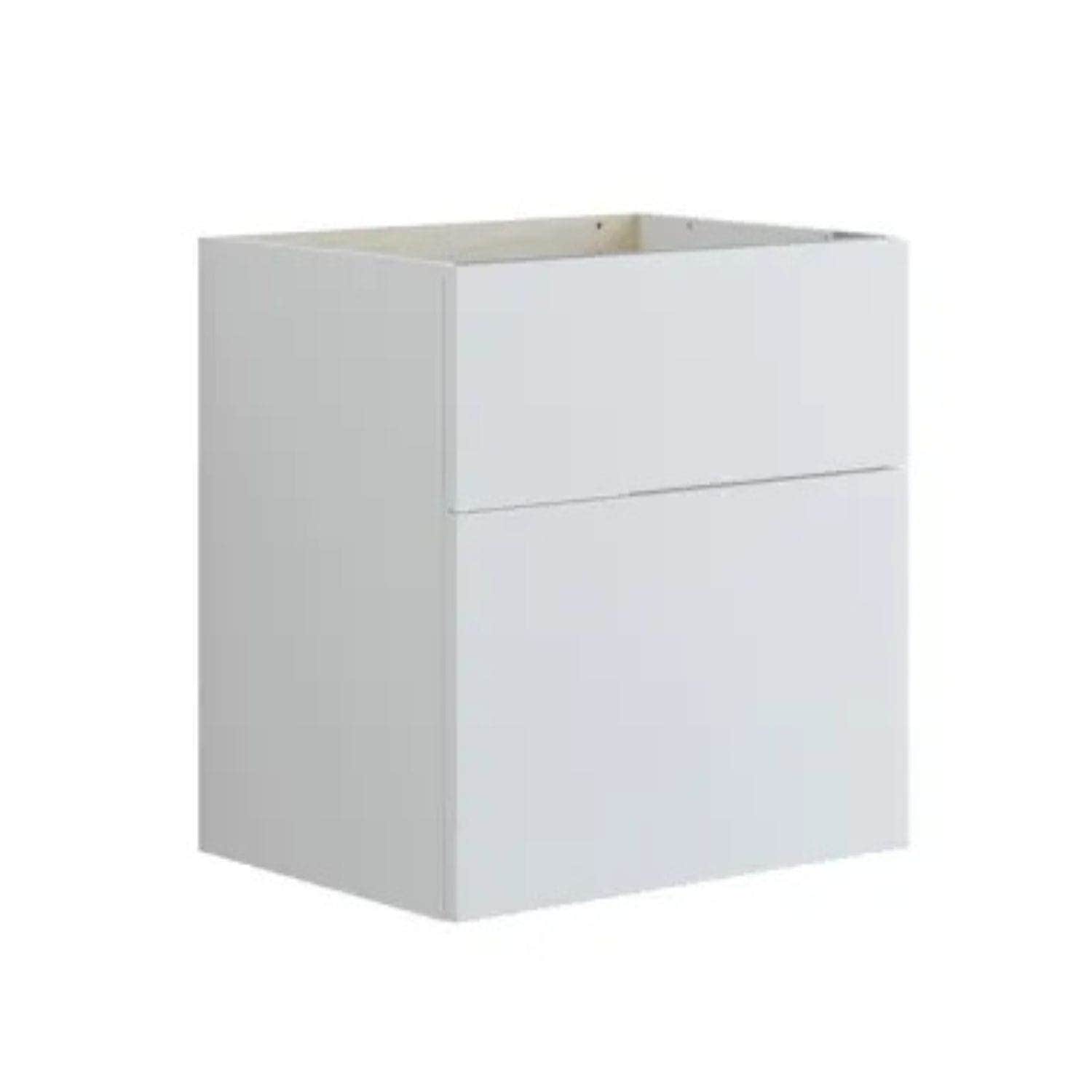 Dansani Inzo Urban Glatt Servantskap 2 skuff ekstra høy underskuff Hvit matt / 60cm Dansani Servantskap DA-U24-1010