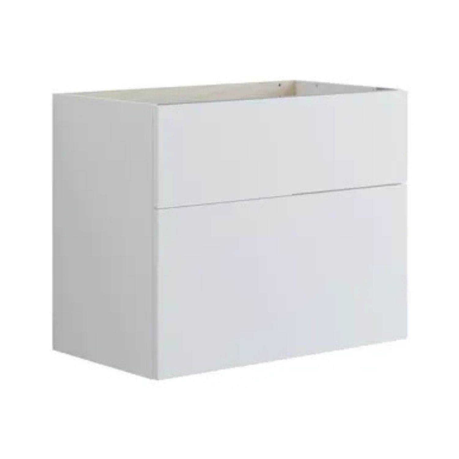 Dansani Inzo Urban Glatt Servantskap 2 skuff ekstra høy underskuff Hvit matt / 80cm Dansani Servantskap DA-U25-1010
