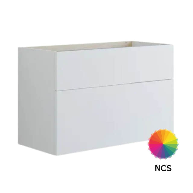 Dansani Inzo Urban Glatt Servantskap 2 skuff ekstra høy underskuff NCS farge / 100cm Dansani Servantskap DA-U26-1099