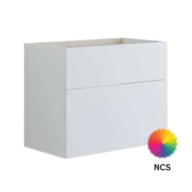 Dansani Inzo Urban Glatt Servantskap 2 skuff ekstra høy underskuff NCS farge / 80cm Dansani Servantskap DA-U25-1099