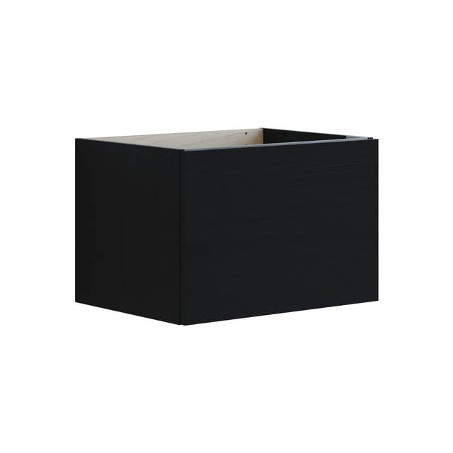 Dansani Inzo Urban Glatt Underskap 1 skuff  B60-120xH40xD44cm Svart eik / 60cm Dansani Sideskap bad DA-U29-1050