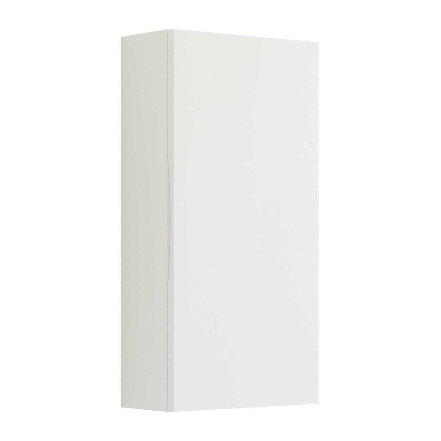 Dansani Inzo Urban Integrert Overskap 1 dør B40xH80xD19cm Hvit matt lakk / Høyre hengslet Dansani Sideskap bad DA-U42-2171