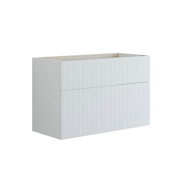 Dansani Inzo Urban Riflet Servantskap 2 skuff B60-120xH64xD44cm Hvit matt / 100cm Dansani Servantskap DA-U26-9010