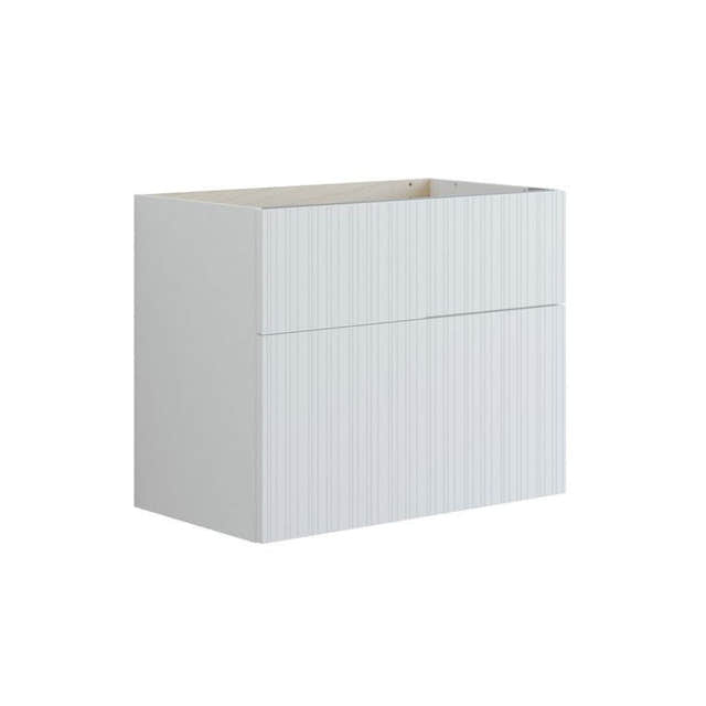 Dansani Inzo Urban Riflet Servantskap 2 skuff B60-120xH64xD44cm Hvit matt / 80cm Dansani Servantskap DA-U25-9010