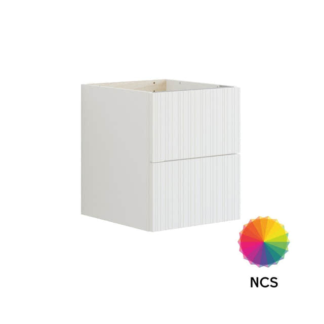 Dansani Inzo Urban Riflet Underskap 2 skuff B40xH48xD44cm NCS farge / 48cm Dansani Sideskap bad DA-U52-9099