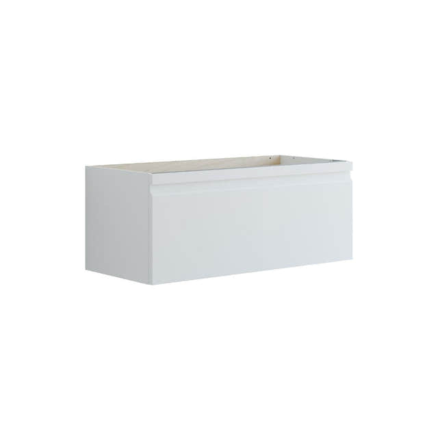 Dansani Inzo Urban Underskap med Integrert Grep 1 skuff B60-120xH40xD44cm Hvit matt lakk / 100cm Dansani Sideskap bad DA-U31-2071