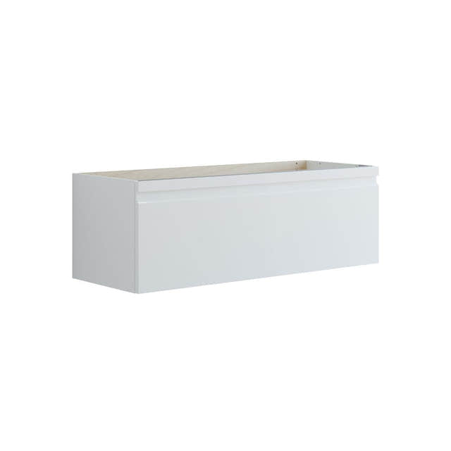 Dansani Inzo Urban Underskap med Integrert Grep 1 skuff B60-120xH40xD44cm Hvit matt lakk / 120cm Dansani Sideskap bad DA-U32-2071