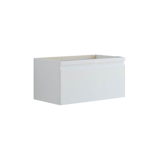 Dansani Inzo Urban Underskap med Integrert Grep 1 skuff B60-120xH40xD44cm Hvit matt lakk / 80cm Dansani Sideskap bad DA-U30-2071
