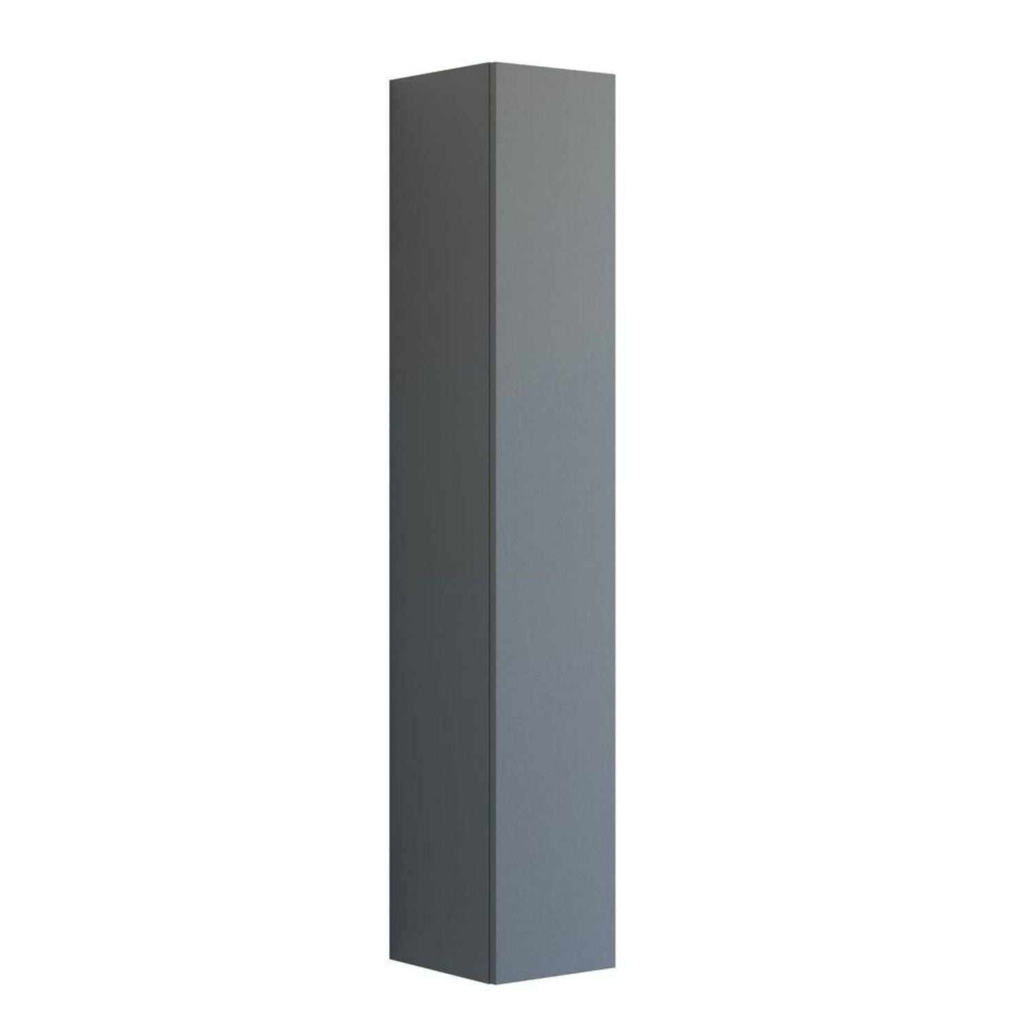 Dansani Inzo Urban Urban Glatt Høyskap Slim 1 dør Grå matt / 30cm Versjon A / Høyre hengslet Dansani Høyskap bad DA-U45-1103